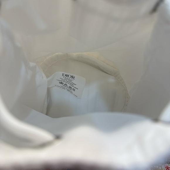 Dior White Drawstring Bag - Picture 2 of 2